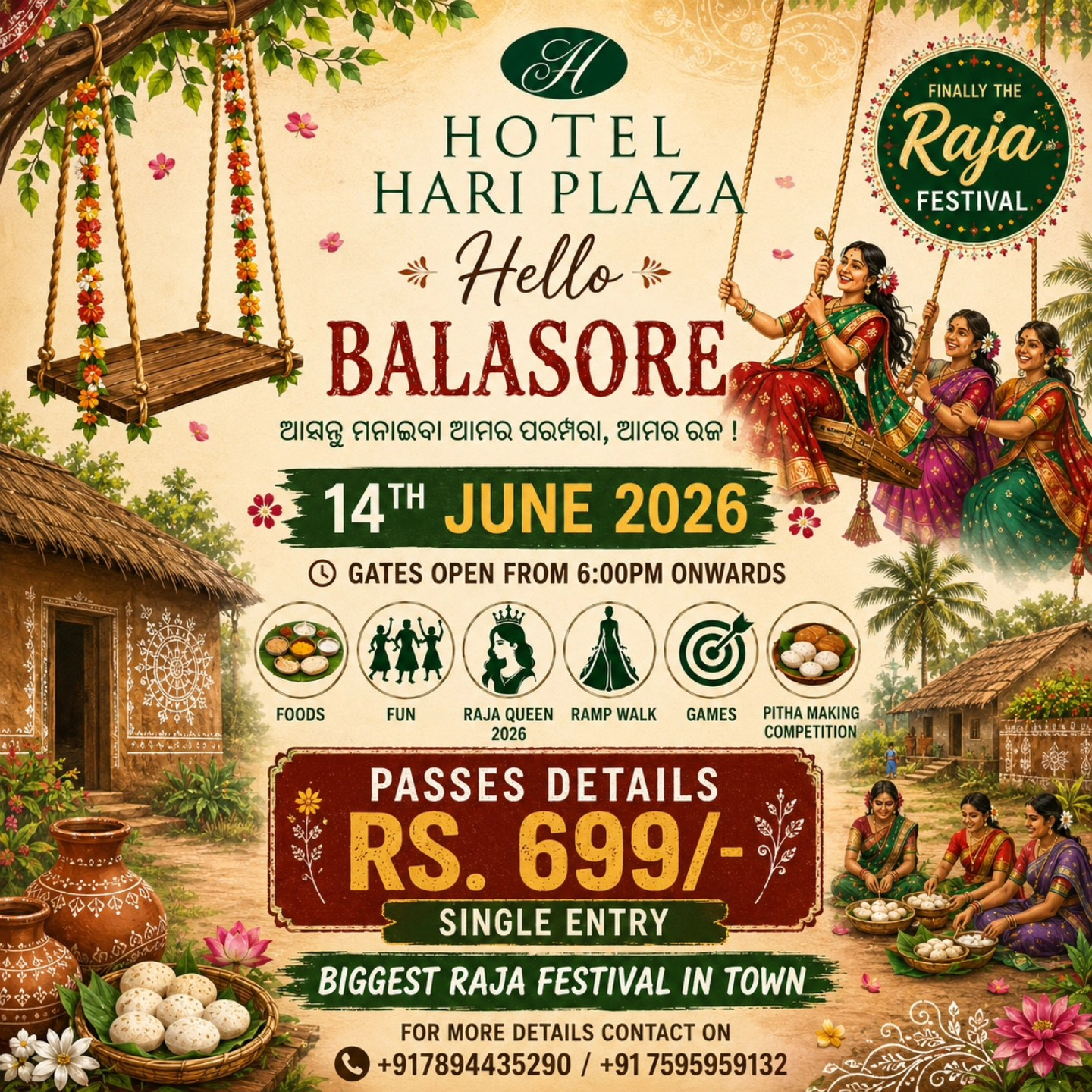 1-Rajo Festival - Hotel Hari Plaza-Pop Up
