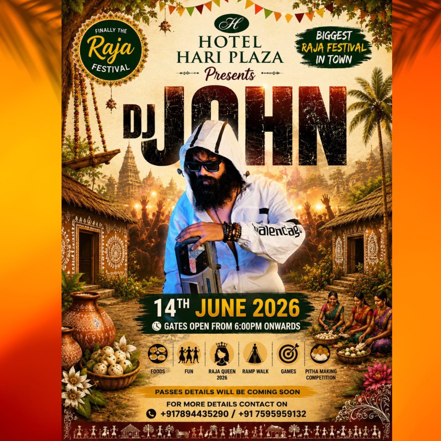 3-Rajo Festival - Hotel Hari Plaza-Pop Up