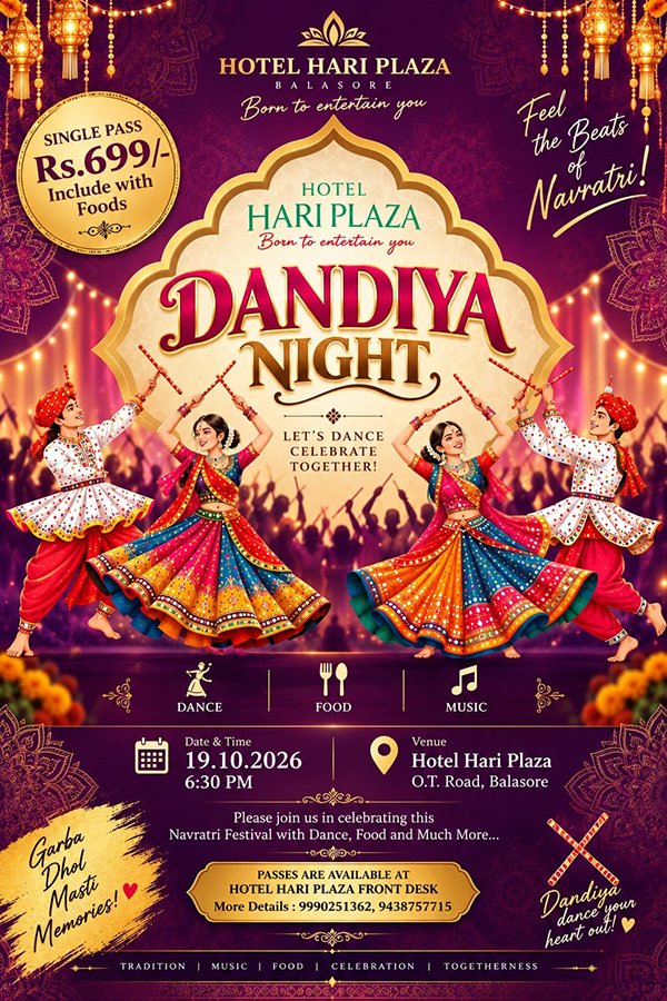 DANDIYA NIGHT-Hotel Hari Plaza